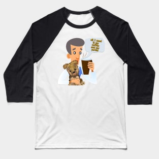 Coffee and Canine Comfort Baseball T-Shirt